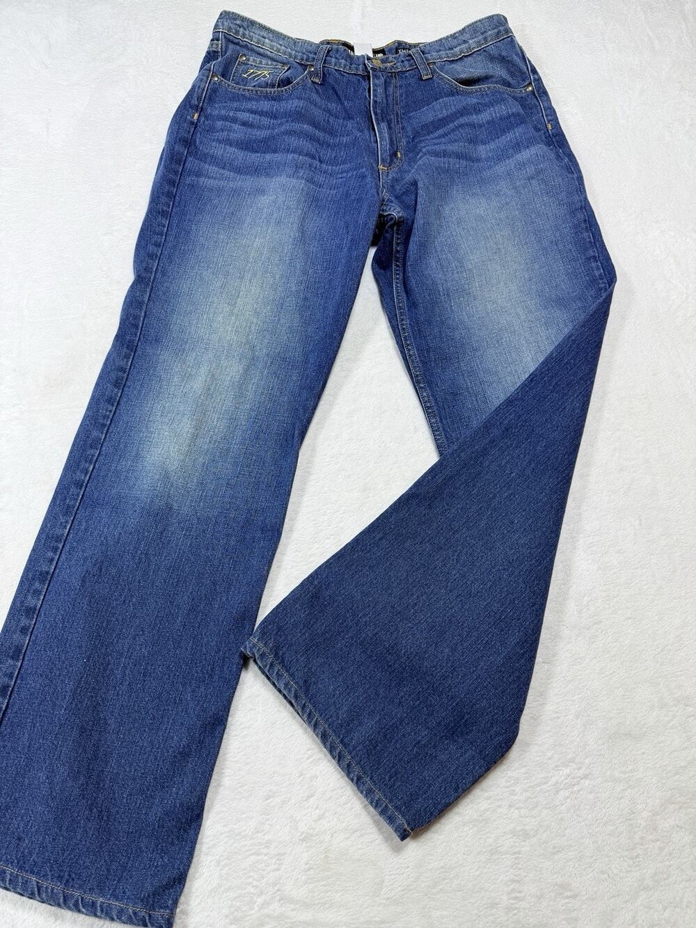 Ranger Up The Rogers Relaxed Straight Jeans Mens 32x32 Blue Denim Made in USA